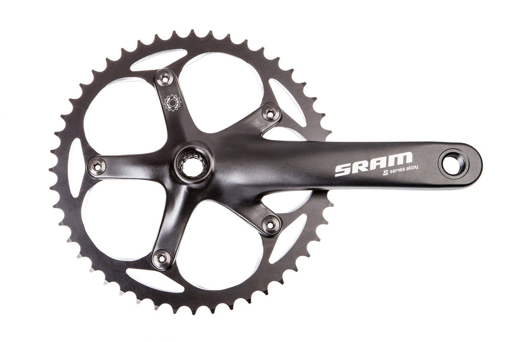 SRAM S100 165mm 48T Black Courier Crankset Power Spline - JuliTest (Shopify store)